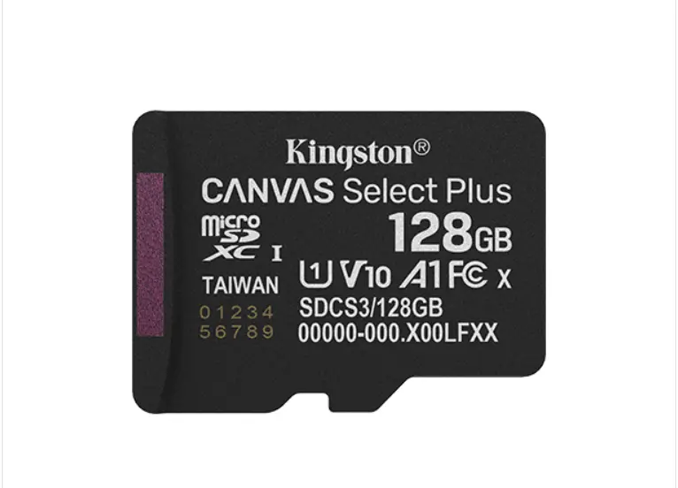 Memoria Microsd Kingston Canvas Select Plus 128GB 150 MBs SDCS3/128GB