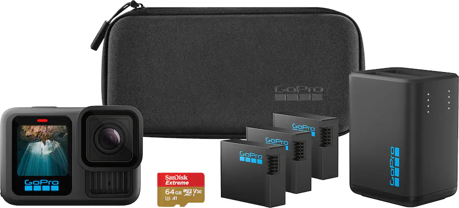 Cámara GoPro HERO 13 Black Combo Batería Extendida 