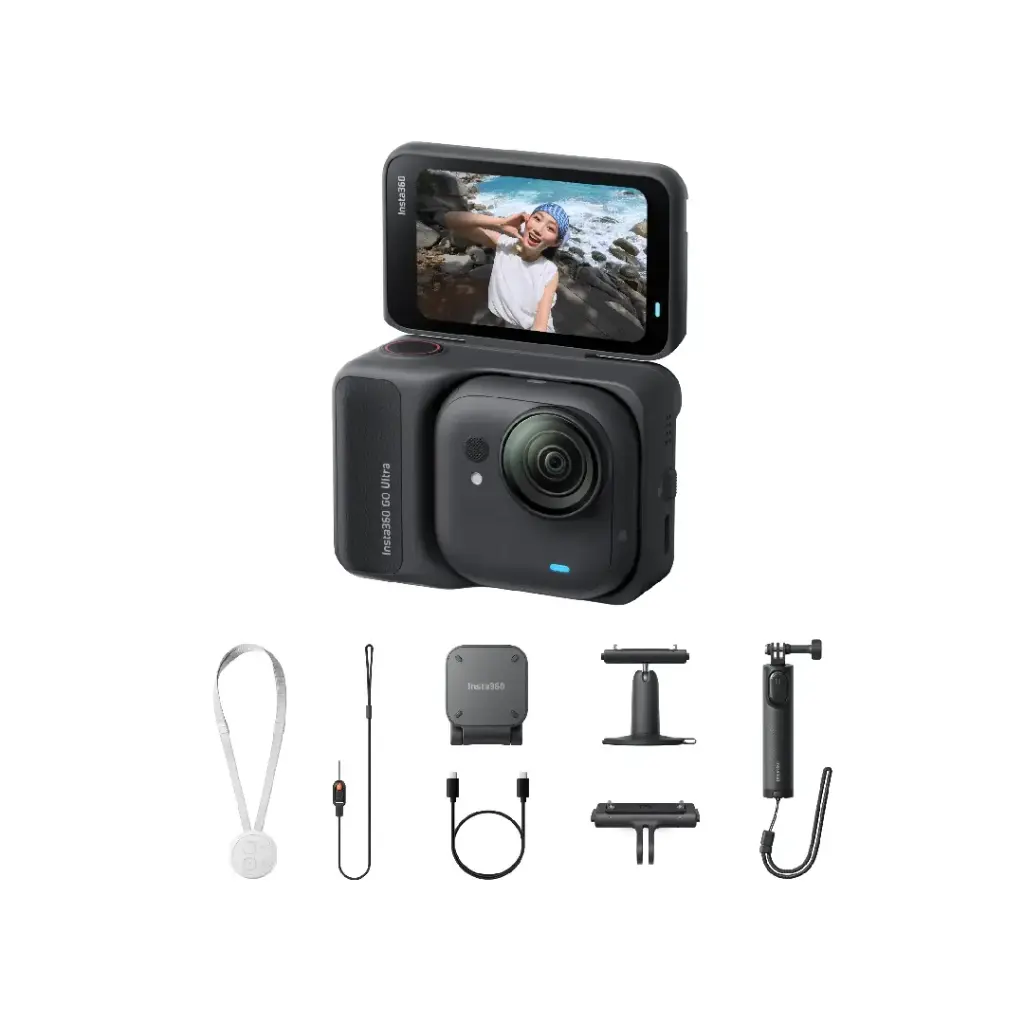 Cámara Insta360 Go Ultra Negro Combo Creadores
