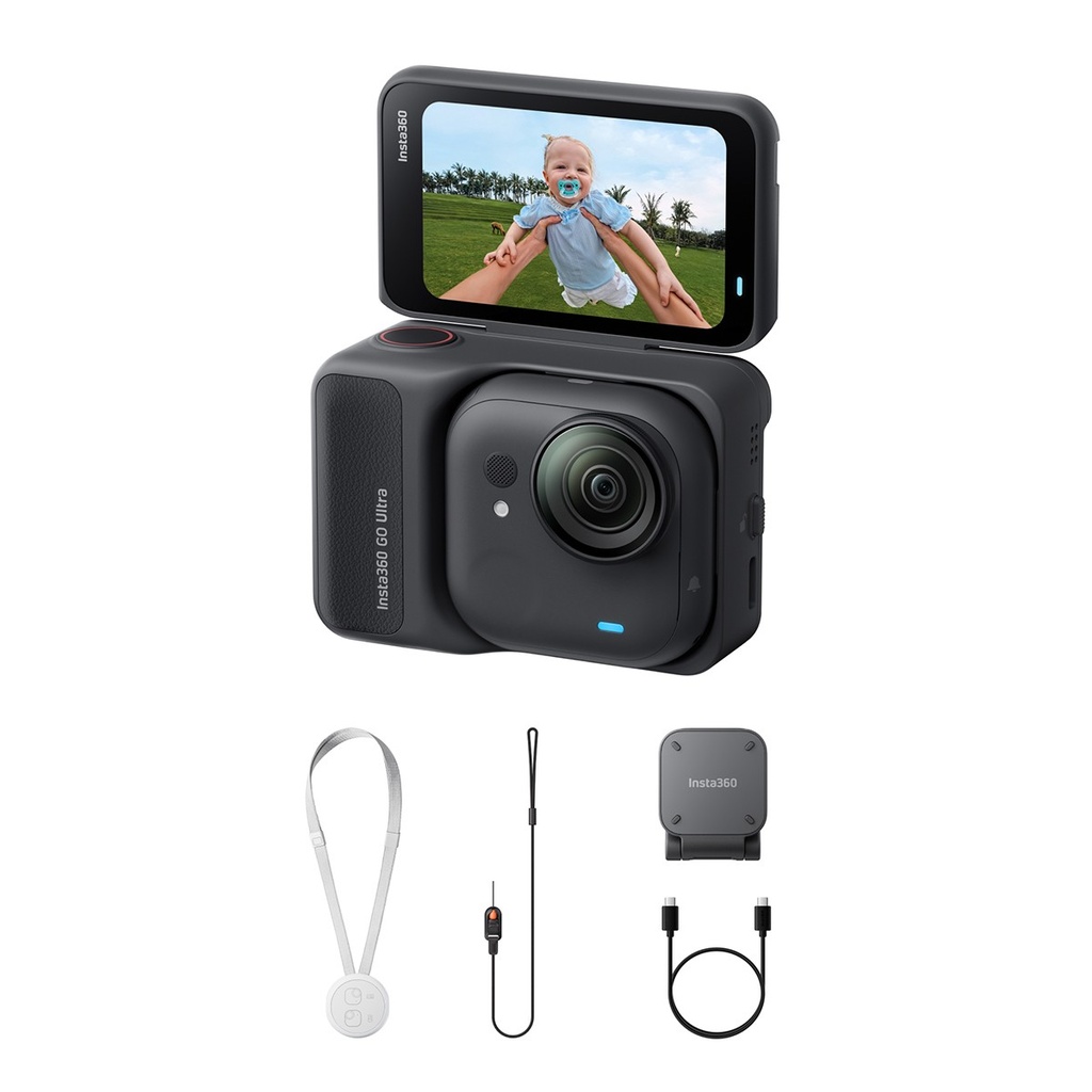 Cámara Insta360 Go Ultra Negro Combo Estandar
