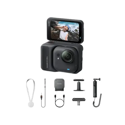 [842126114885] Cámara Insta360 Go Ultra Negro Combo Creadores